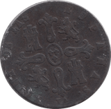 1844 SPAIN 8 MARAVEDIS - WORLD COINS - Cambridgeshire Coins