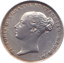 1844 SIXPENCE ( GEF ) - Sixpence - Cambridgeshire Coins