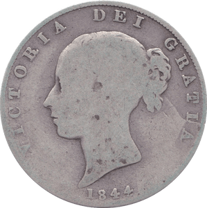 1844 HALFCROWN ( FAIR ) B - Halfcrown - Cambridgeshire Coins