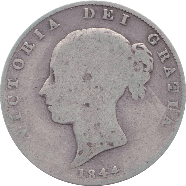 1844 HALFCROWN ( FAIR ) B - Halfcrown - Cambridgeshire Coins