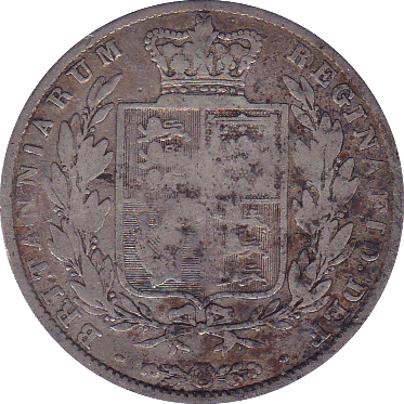 1844 HALFCROWN ( FAIR ) - Halfcrown - Cambridgeshire Coins