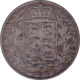 1844 HALFCROWN ( FAIR ) - Halfcrown - Cambridgeshire Coins