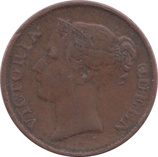 1845 1/2 CENT STRAIT SETTLEMENTS - WORLD COINS - Cambridgeshire Coins