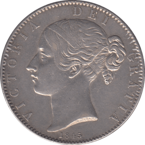 1845 CROWN ( EF ) STAR - Crown - Cambridgeshire Coins