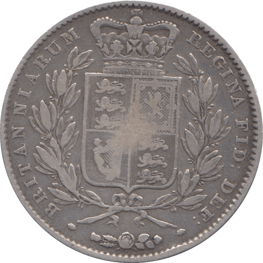 1845 CROWN ( F ) CINQUEFOIL - Crown - Cambridgeshire Coins