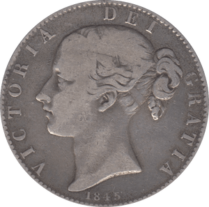 1845 CROWN ( F ) CINQUEFOIL - Crown - Cambridgeshire Coins