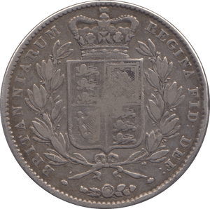 1845 CROWN ( FINE ) - CROWN - Cambridgeshire Coins