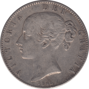1845 CROWN ( GF ) CINQUEFOIL 1 - Crown - Cambridgeshire Coins