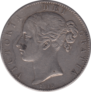 1845 CROWN ( GF ) CINQUEFOIL 2 - Crown - Cambridgeshire Coins