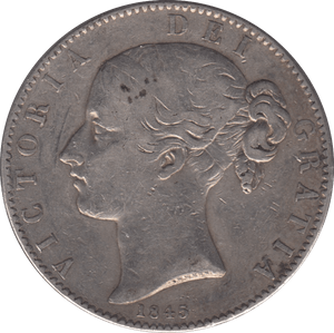 1845 CROWN ( GF ) CINQUEFOIL - Crown - Cambridgeshire Coins