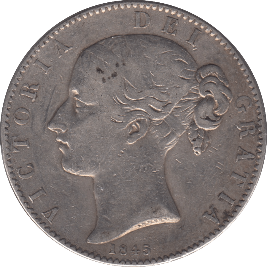 1845 CROWN ( GF ) CINQUEFOIL - Crown - Cambridgeshire Coins