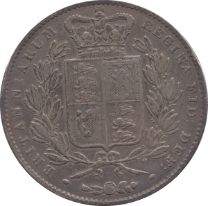 1845 CROWN ( GF ) - Crown - Cambridgeshire Coins