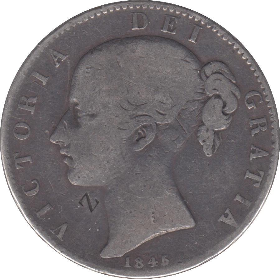 1845 CROWN ( NF ) VIII - Crown - Cambridgeshire Coins