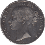 1845 CROWN ( VF ) 6 - Crown - Cambridgeshire Coins