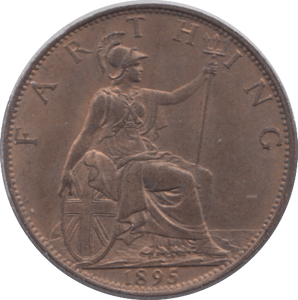 1845 FARTHING ( UNC ) - Farthing - Cambridgeshire Coins