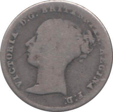 1845 FOURPENCE ( FAIR ) 2 - Fourpence - Cambridgeshire Coins