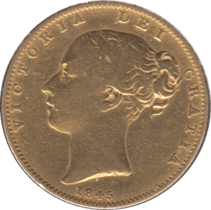 1845 GOLD SOVEREIGN ( GF ) - Sovereign - Cambridgeshire Coins