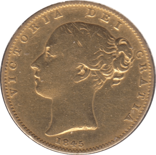 1845 GOLD SOVEREIGN ( GF ) - Sovereign - Cambridgeshire Coins
