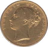 1845 GOLD SOVEREIGN ( GF ) - Sovereign - Cambridgeshire Coins