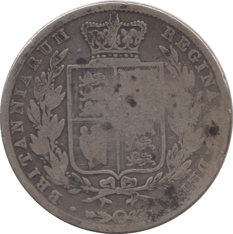 1845 HALFCROWN ( FAIR ) 7 - Halfcrown - Cambridgeshire Coins