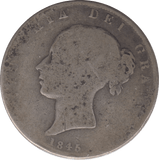 1845 HALFCROWN ( FAIR ) 7 - Halfcrown - Cambridgeshire Coins