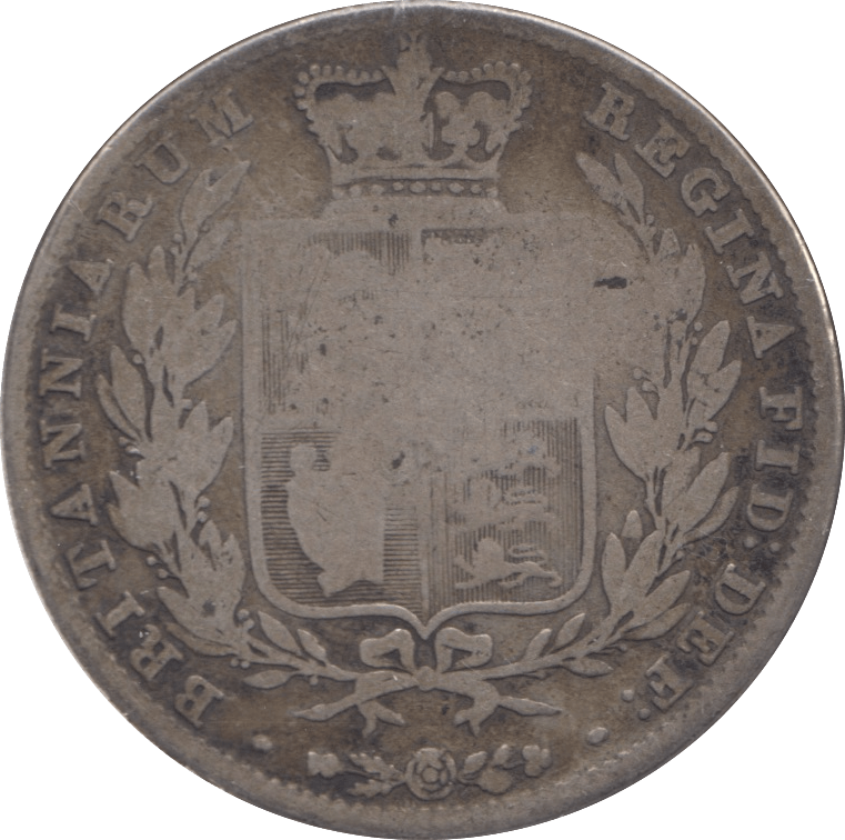 1845 HALFCROWN ( FAIR ) - Halfcrown - Cambridgeshire Coins