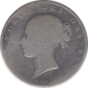 1845 HALFCROWN ( FAIR ) - Halfcrown - Cambridgeshire Coins