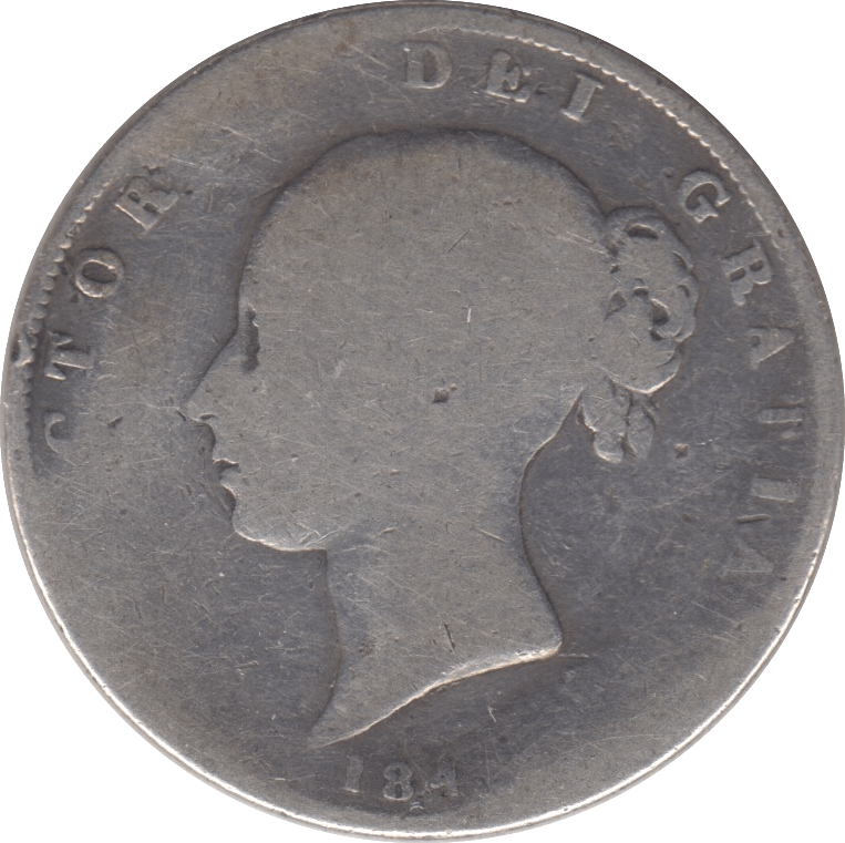 1845 HALFCROWN ( FAIR ) - Halfcrown - Cambridgeshire Coins