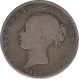 1845 HALFCROWN ( FAIR ) - Halfcrown - Cambridgeshire Coins