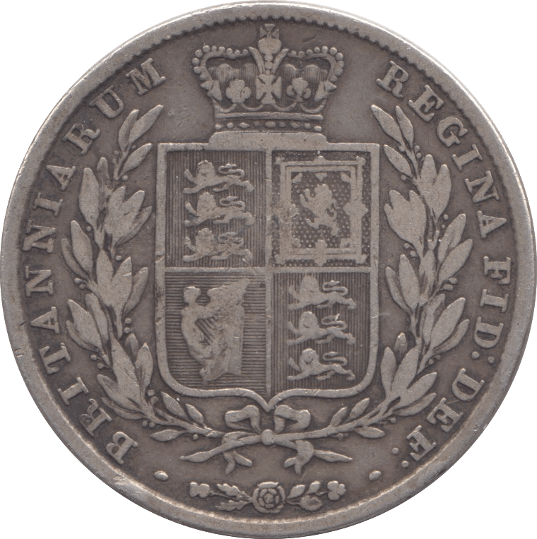1845 HALFCROWN ( GF ) - Halfcrown - Cambridgeshire Coins