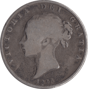 1845 HALFCROWN ( NF ) - Halfcrown - Cambridgeshire Coins