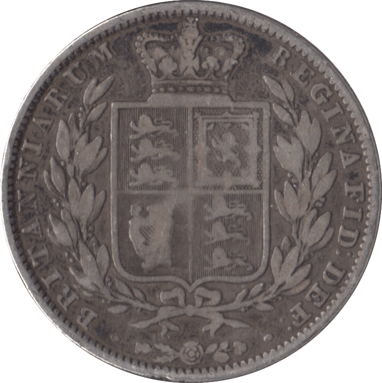 1845 HALFCROWN ( NF ) - Halfcrown - Cambridgeshire Coins