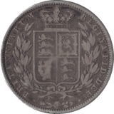 1845 HALFCROWN ( NF ) - Halfcrown - Cambridgeshire Coins