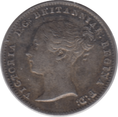 1845 MAUNDY THREEPENCE ( EF ) - Maundy Coins - Cambridgeshire Coins
