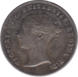 1845 MAUNDY THREEPENCE ( EF ) - Maundy Coins - Cambridgeshire Coins