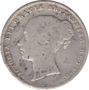 1845 SHILLING ( NF ) - Shilling - Cambridgeshire Coins