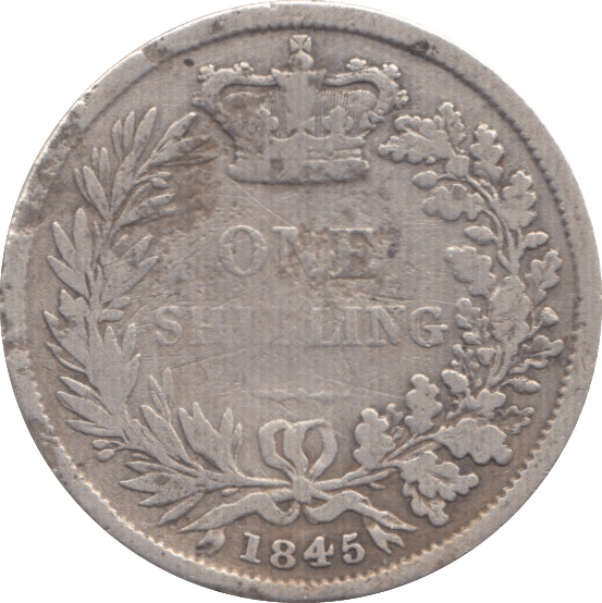 1845 SHILLING ( NF ) - Shilling - Cambridgeshire Coins