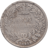 1845 SHILLING ( NF ) - Shilling - Cambridgeshire Coins