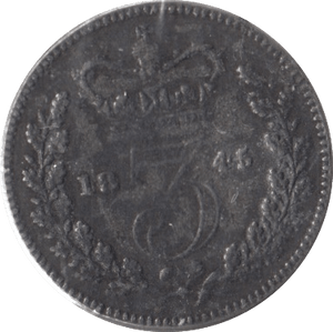 1845 SILVER THREEPENCE ( GF ) - Threepence - Cambridgeshire Coins