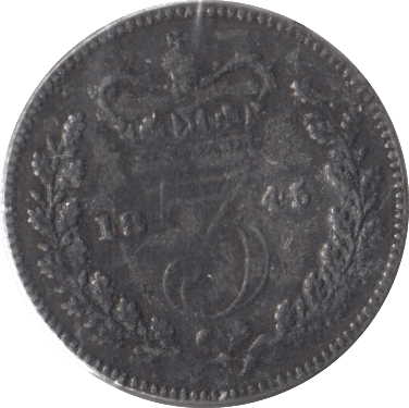 1845 SILVER THREEPENCE ( GF ) - Threepence - Cambridgeshire Coins