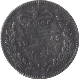 1845 SILVER THREEPENCE ( GF ) - Threepence - Cambridgeshire Coins