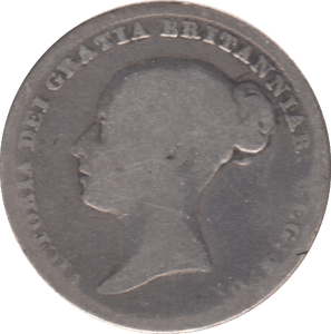 1845 SIXPENCE ( FAIR ) 8 - SIXPENCE - Cambridgeshire Coins