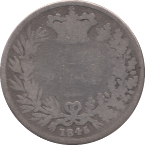 1845 SIXPENCE ( FAIR ) 8 - SIXPENCE - Cambridgeshire Coins