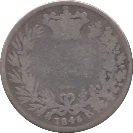 1845 SIXPENCE ( FAIR ) 8 - SIXPENCE - Cambridgeshire Coins