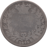 1845 SIXPENCE ( FAIR ) 8 - SIXPENCE - Cambridgeshire Coins