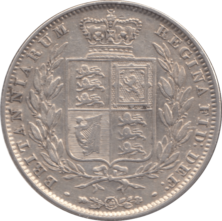 1846 HALFCROWN ( GVF ) - Halfcrown - Cambridgeshire Coins