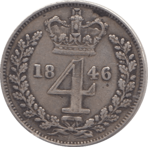 1846 MAUNDY FOURPENCE ( VF ) - Maundy Coins - Cambridgeshire Coins