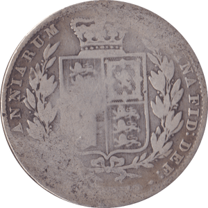 1846 HALFCROWN ( POOR ) - Halfcrown - Cambridgeshire Coins