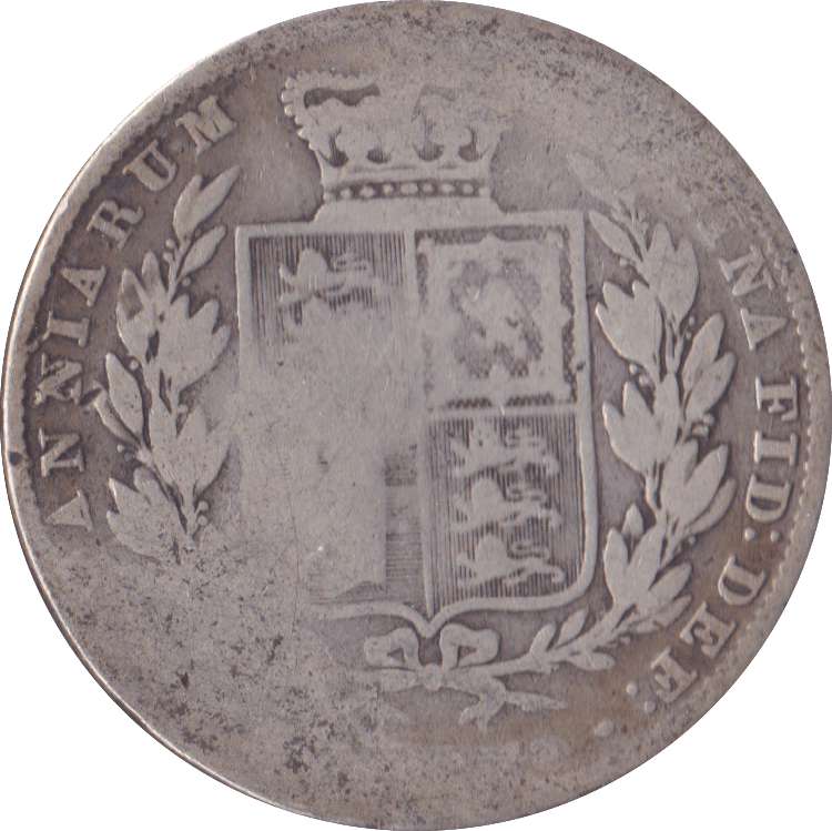 1846 HALFCROWN ( POOR ) - Halfcrown - Cambridgeshire Coins