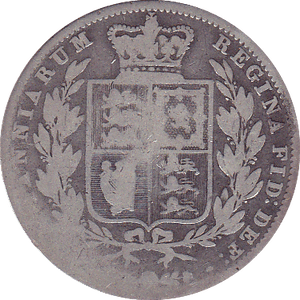 1846 HALFCROWN ( FAIR ) D - Halfcrown - Cambridgeshire Coins